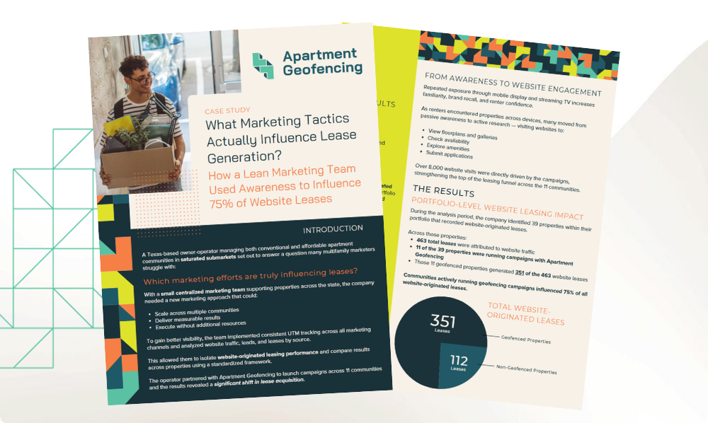 What Marketing Tactics Actually Influence Lease Generation?